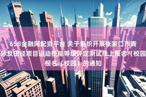 658金融网配资平台 关于组织开展张家口市青少年三大球及田径项目运动技能等级评定测试线上报名（校园）的通知
